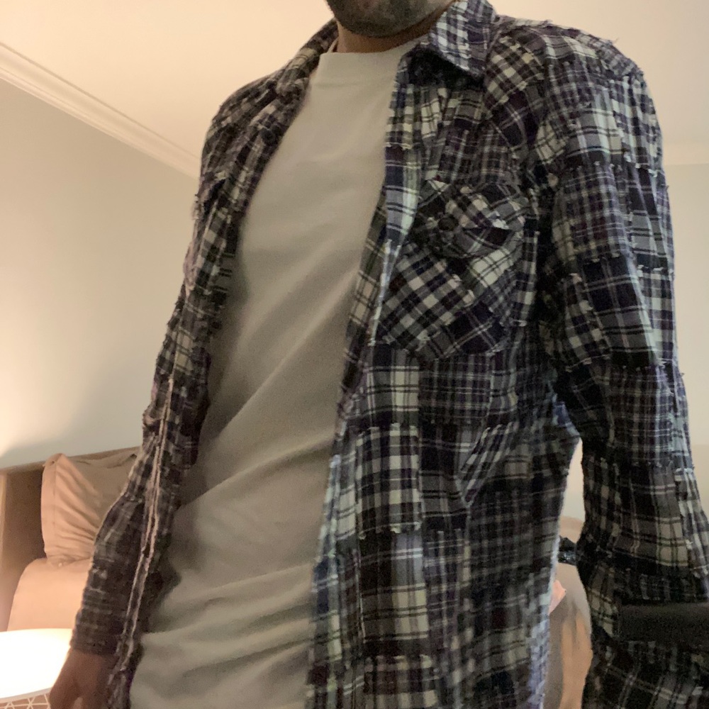 Plaid button up - Picture 5 of 6